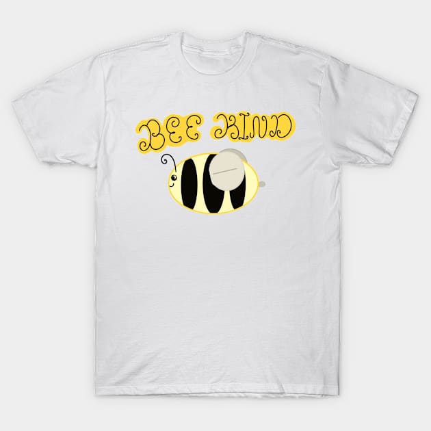 "Bee kind" bee print T-Shirt by scullinc